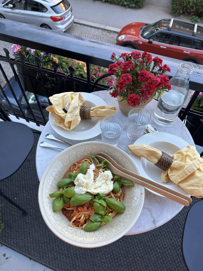 Balkong-middag