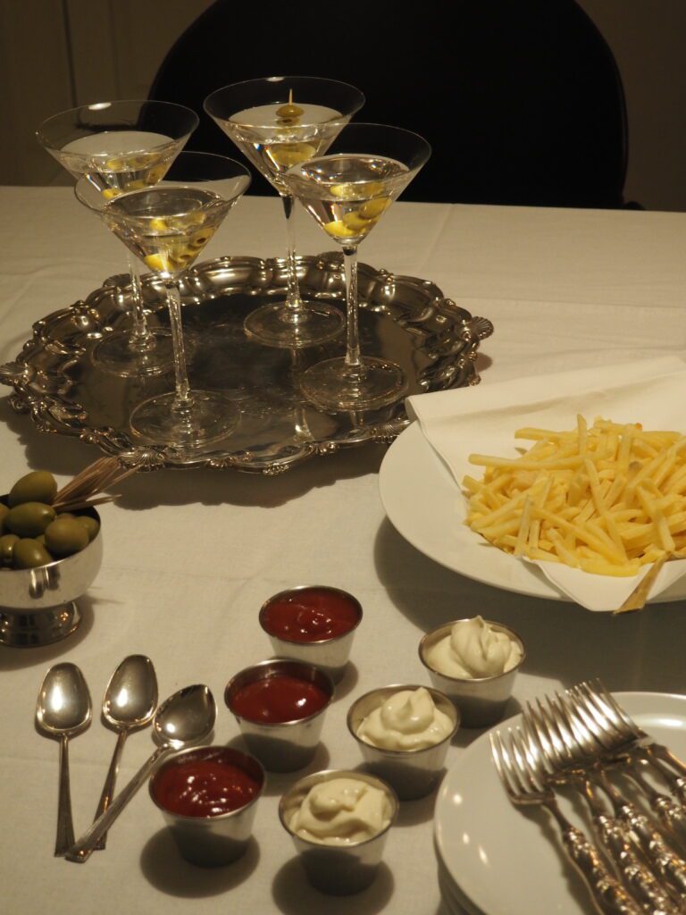 Martini og fries